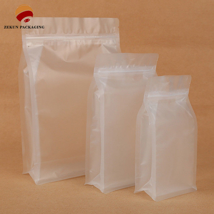 Food Transportation Solution Flat Bottom Bag With Multiple Extrusion Processing Type
