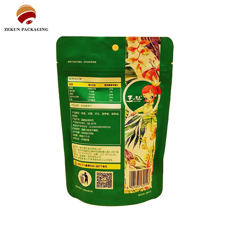 Puncture Resistant Custom Packaging Stand Up Pouches Colorful Design