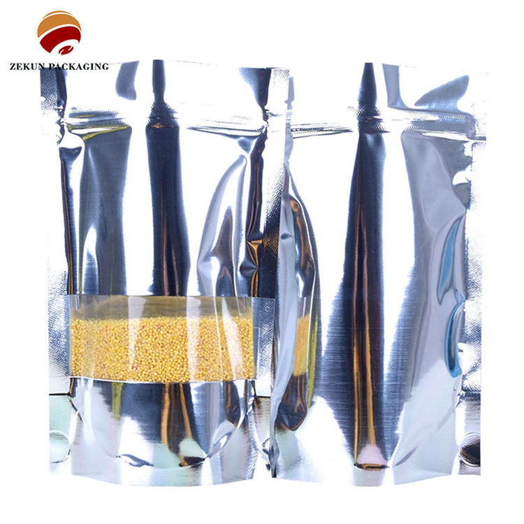 Eight Side Sealing Custom Printed Stand Up Pouches with Up To 8 Colors Printing