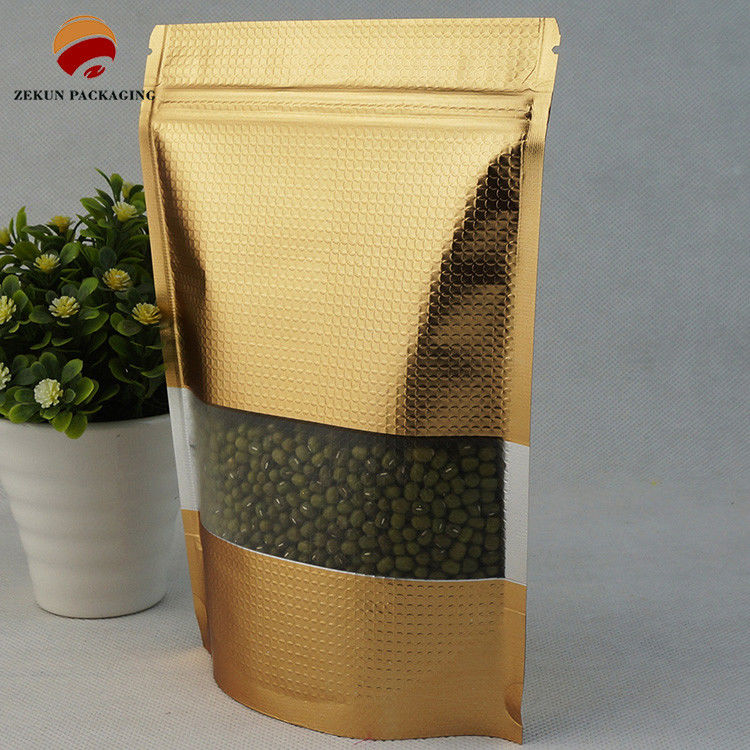 PET/PE Up To 10 Colors Stand Up Resealable Pouch Bags  Customization