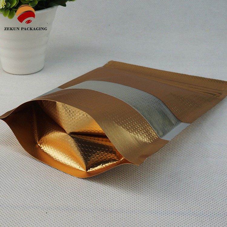 Custom Design Standy Zipper Pouch Packaging  CMYK Color For Freshness