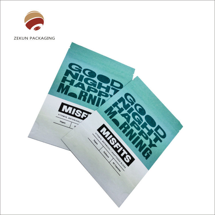 Customized Food Stand Up Pouches PET Packaging Bags with Heat Seal Zipper Logo Printing