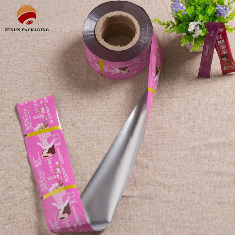 CMYK Printed Flexible Packaging Film With Zip Lock Tear Notch And Moisture Proof Al/PE