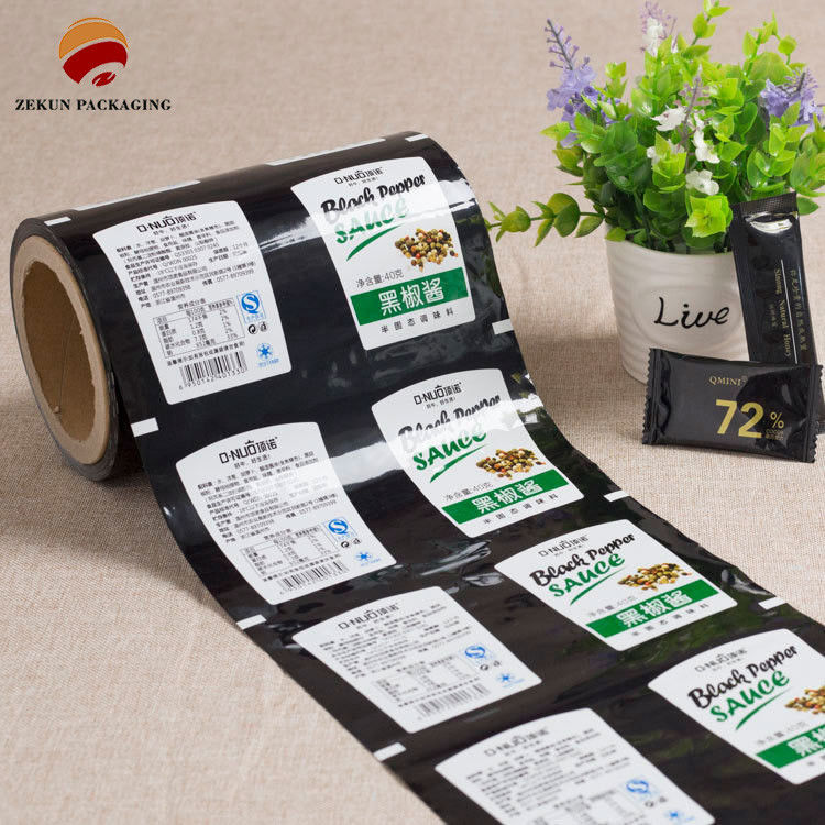 Customized Eco-Friendly Food Packaging Film Roll and Print Based On Customer's Design for Packaging