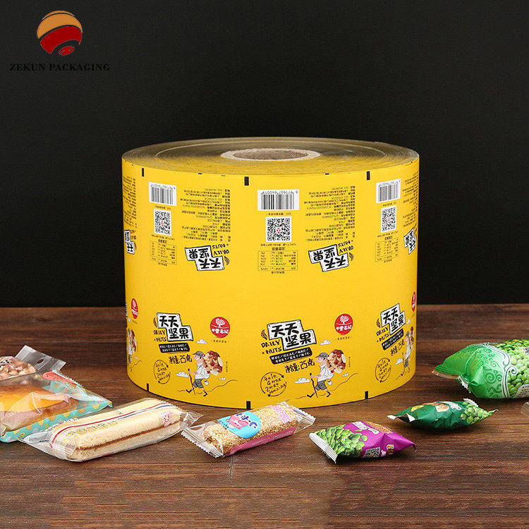Colorful Gravure Printed Flexible Packaging Rollstock Recyclable Freezer Friendly