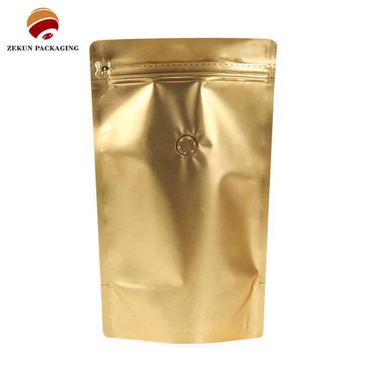 Customizable Stand Up Coffee Bag With Gravure Printing Moisture Proof