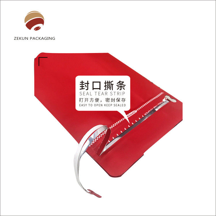 Resealable Eco Friendly Stand Up Pouch Valve Sealed Coffee Bagss For Food Industry