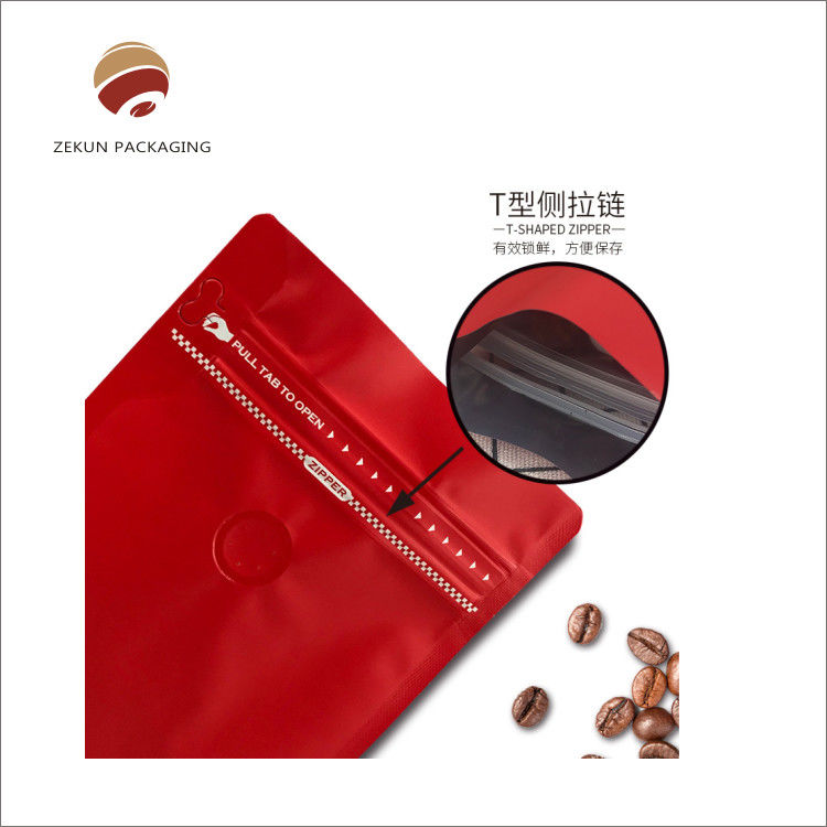 Customizable Capacity 1000g Eco Friendly Coffee Pouches Colorful Printing