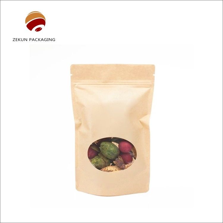 Customized Kraft Bag With Moisture Proof Gravure Printing And CMYK / PANTON Color