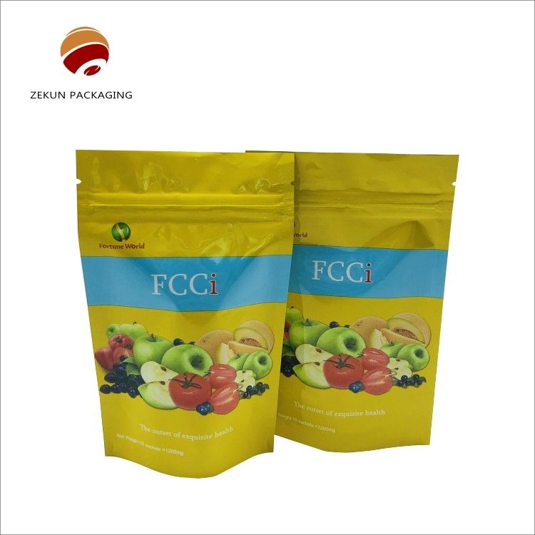 ISO SGS Custom Printed Packaging Pouch Aluminium Foil Pouch Packaging