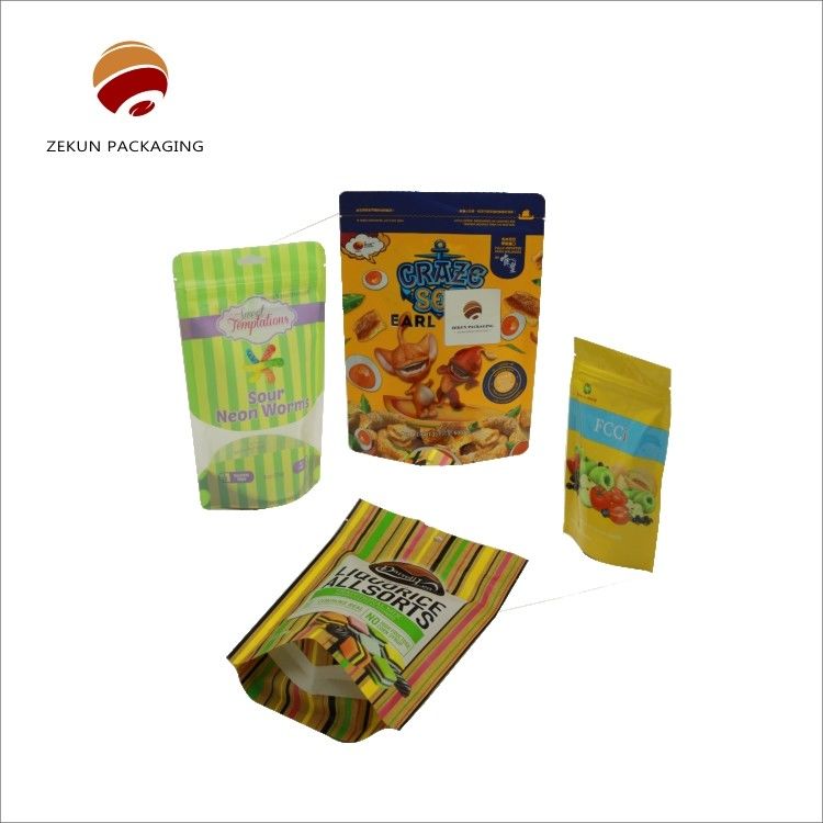 Durable Custom Printed Plastic Packaging Bags Vibrant Colors HACPP Certified