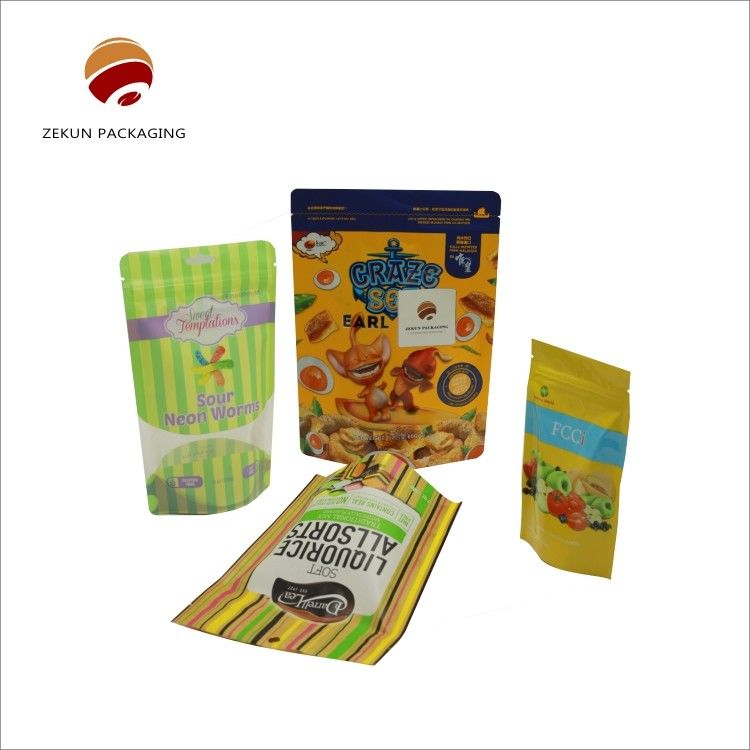 Durable Custom Printed Plastic Packaging Bags Vibrant Colors HACPP Certified