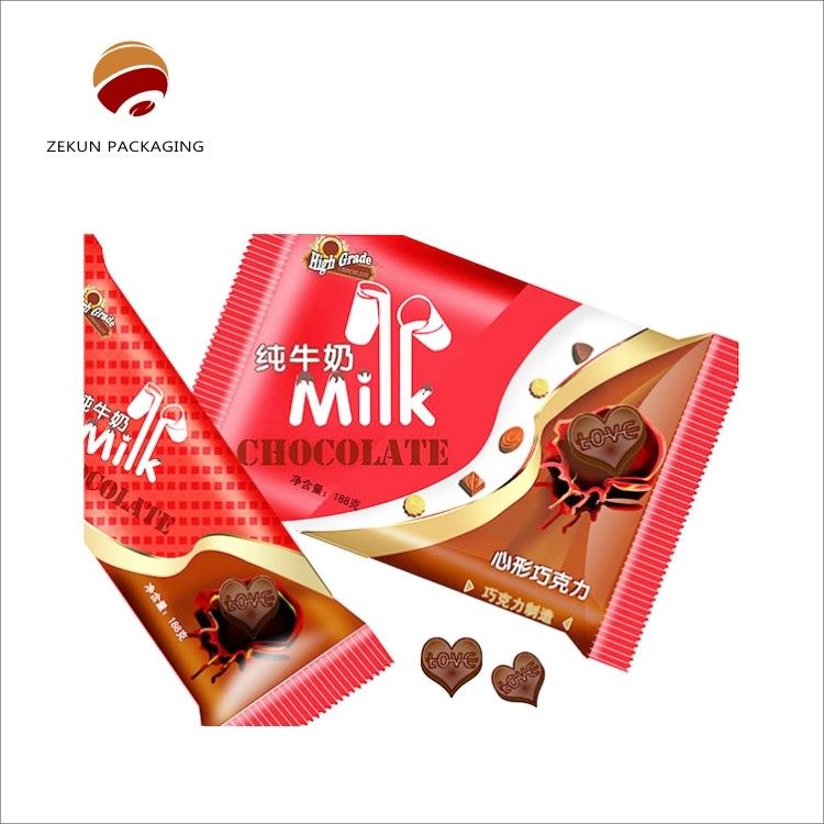 Customized Matt Finishing Snack Packaging Bag Gravure Printing Moisture proof Surface CMYK Colors