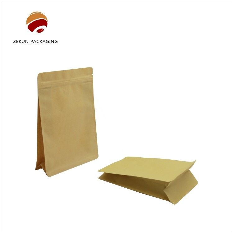 Glossy Surface Handling Flat Bottom Bag with CIF Term Vertical Corners