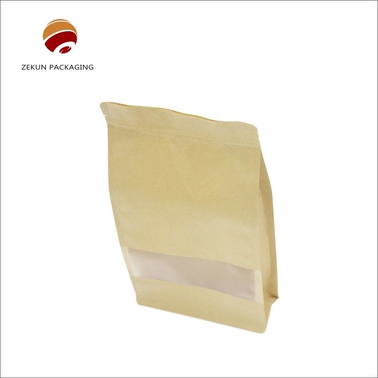 Glossy Surface Handling Flat Bottom Bag with CIF Term Vertical Corners