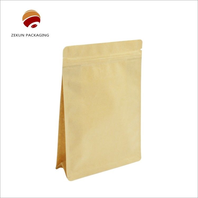 Glossy Surface Handling Flat Bottom Bag with CIF Term Vertical Corners