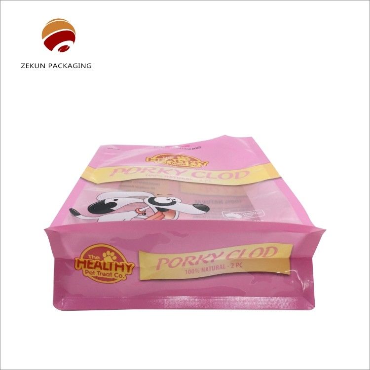 Stand Up Pouch Flat Bottom Bag with Clear or Customized Colors and Sample