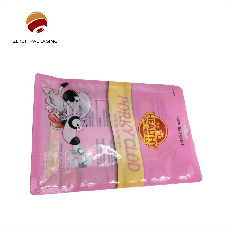 Stand Up Pouch Flat Bottom Bag with Clear or Customized Colors and Sample