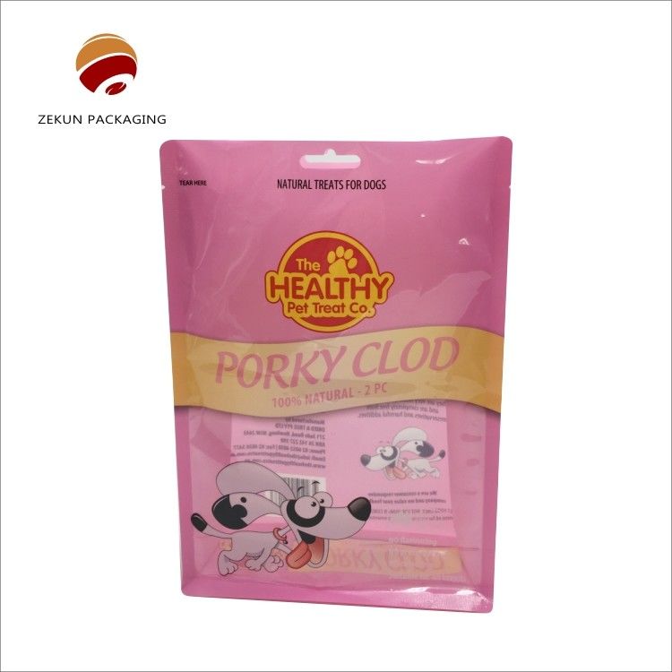 Stand Up Pouch Flat Bottom Bag with Clear or Customized Colors and Sample
