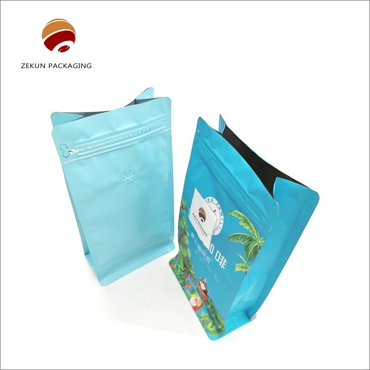 Flat Bottom Bag Custom Shape Glossy or Matte Surface Handling for Customized Solutions