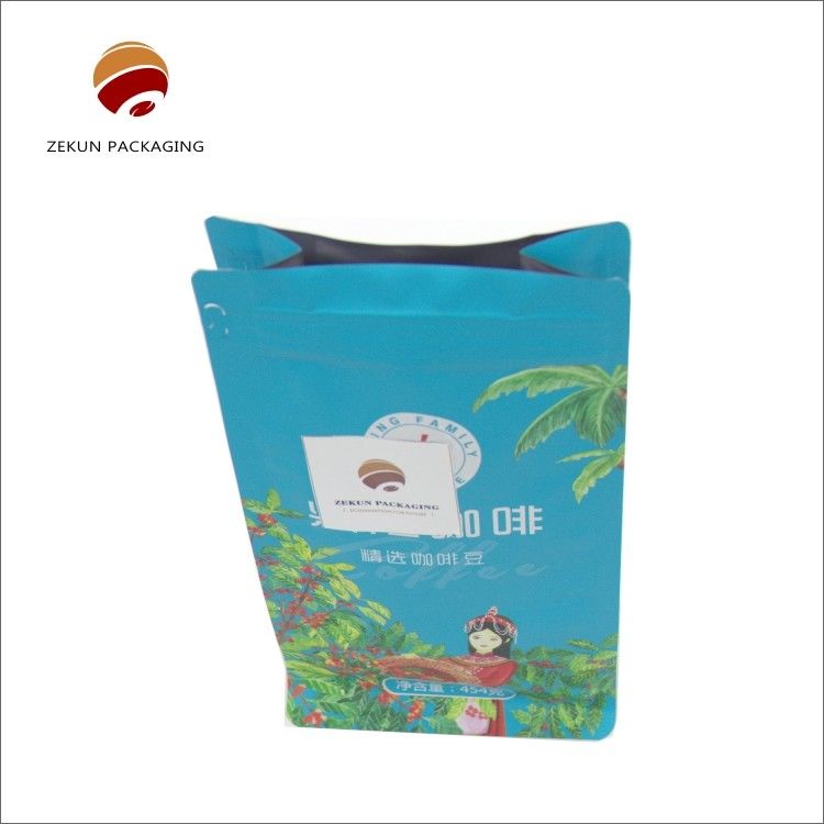 Flat Bottom Bag Custom Shape Glossy or Matte Surface Handling for Customized Solutions