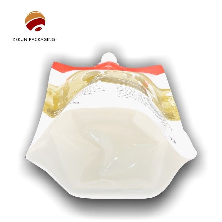Personalized Reusable Liquid Spout Bag Packaging Spout Pouches With Up To 10 Color Options