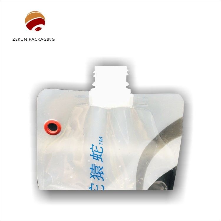 Customized Multi Color Vertical Laminated Pouch Spout With Stand Up Zip Lock