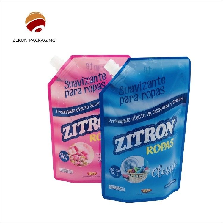 Customized Printing Round Bottom Support Self Standing Up Spout Pouch for Stand Up Packaging