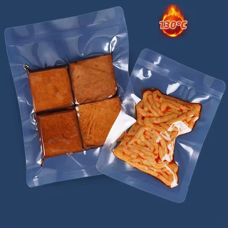 Tear Resistance Pa/Pe 3 Side Clear Food Vacuum Bag For Food Packaging