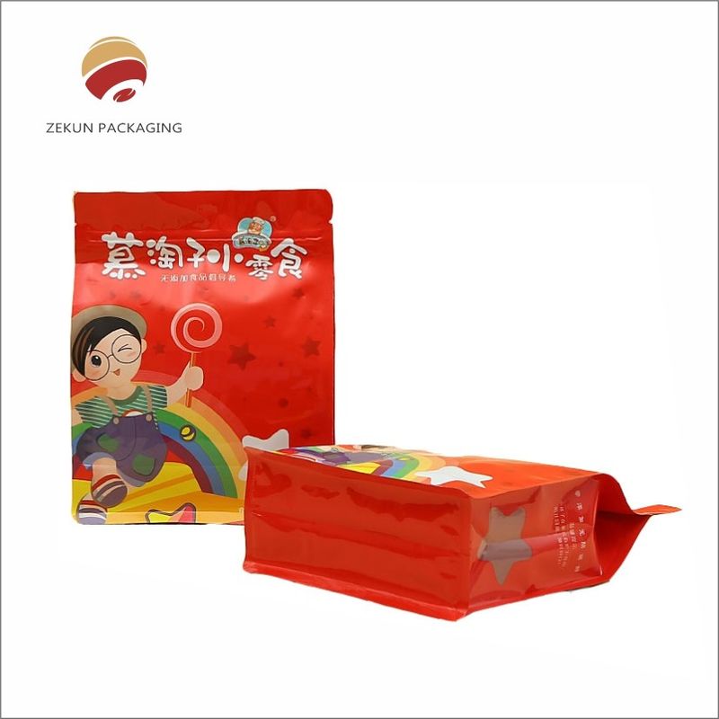 Custom Printed Snack Packaging Bag Moisture Proof Dustproof PANTON Colors