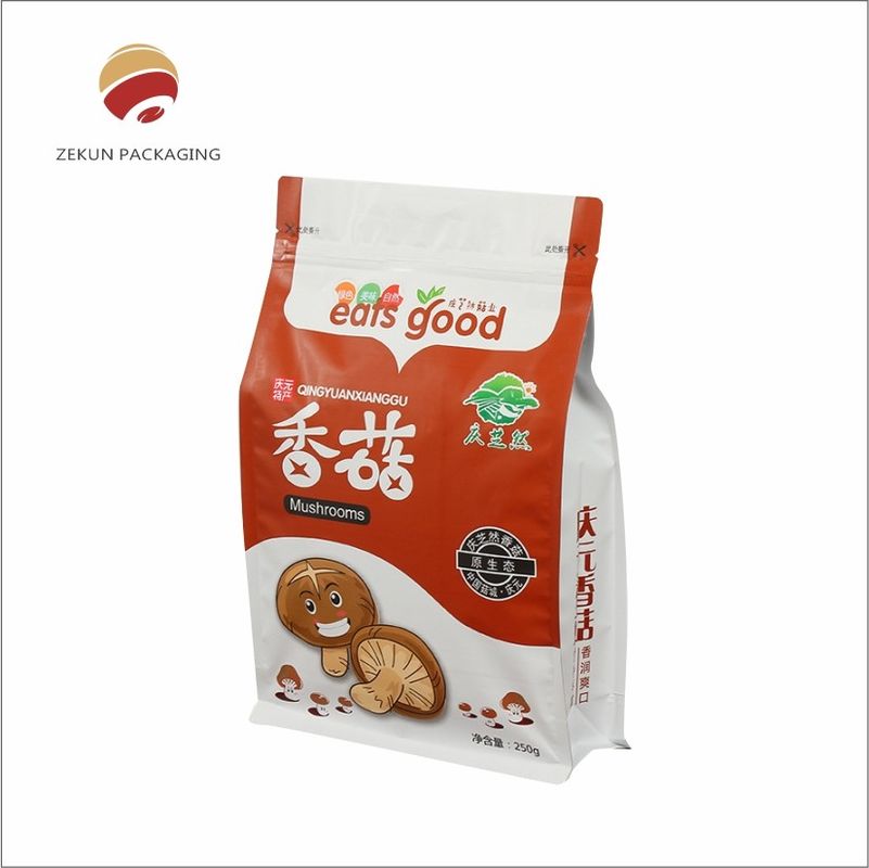 Custom Printed Snack Packaging Bag Moisture Proof Dustproof PANTON Colors