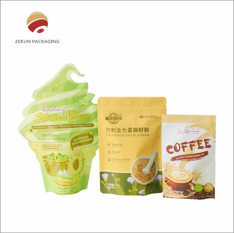 Colorful Snack Packaging Bags Custom Design With Up To 10 Colors