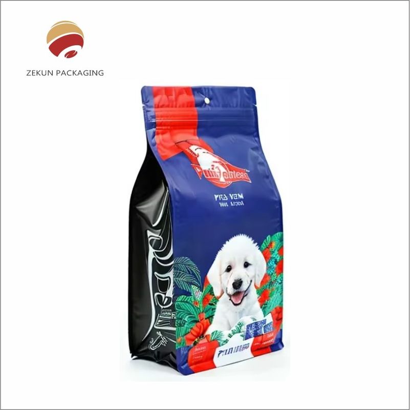 Multi Color Printed Gravure Printing Pet Packaging Food Pouch For Pet Snacks