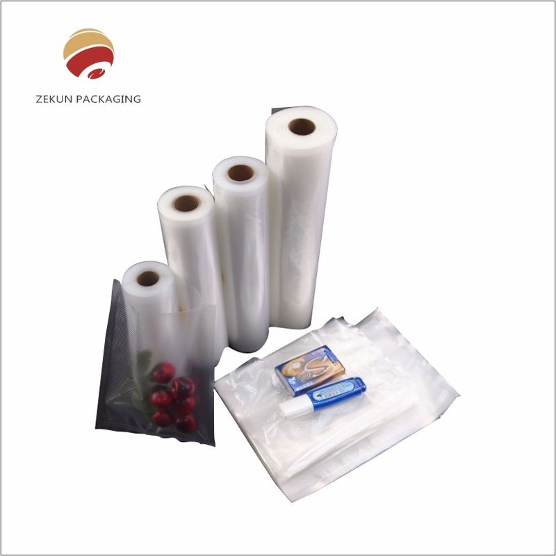 Sustainable Foldable 3 Side Clear Vaccum Sealer Bag With Up To 10 Colors