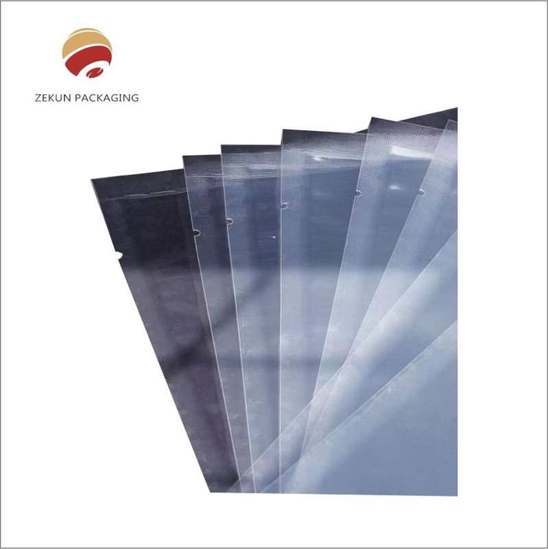Print Any Size Folding 3 Side Clear Vacuum Seal Food Bag Vacuum Meat Packaging For Meat