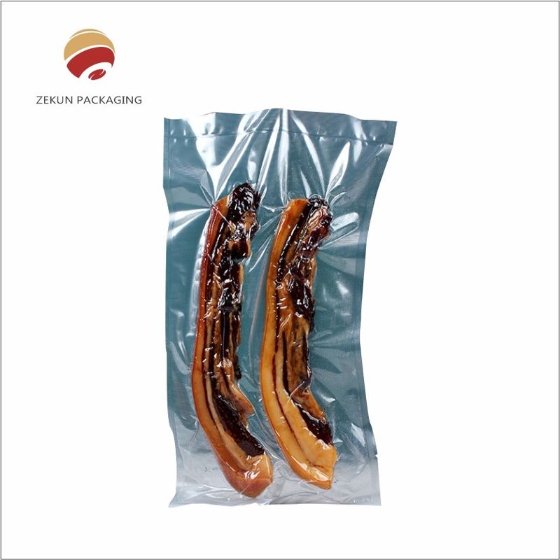 Customizable PA/PE 3 Side Clear Sustainable Vacuum Sealer Bag For Preserving Freshness