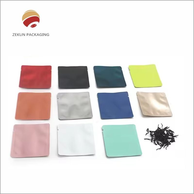 Customizable Gravure Printed Foil Stand Up Pouches Tea Bag Packagings In Matt Or Shiny Finish