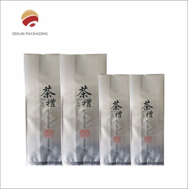 Customized Matt Laminated Up To 10 Color Print 30g - 5kg Moisture Proof Tea Pouch