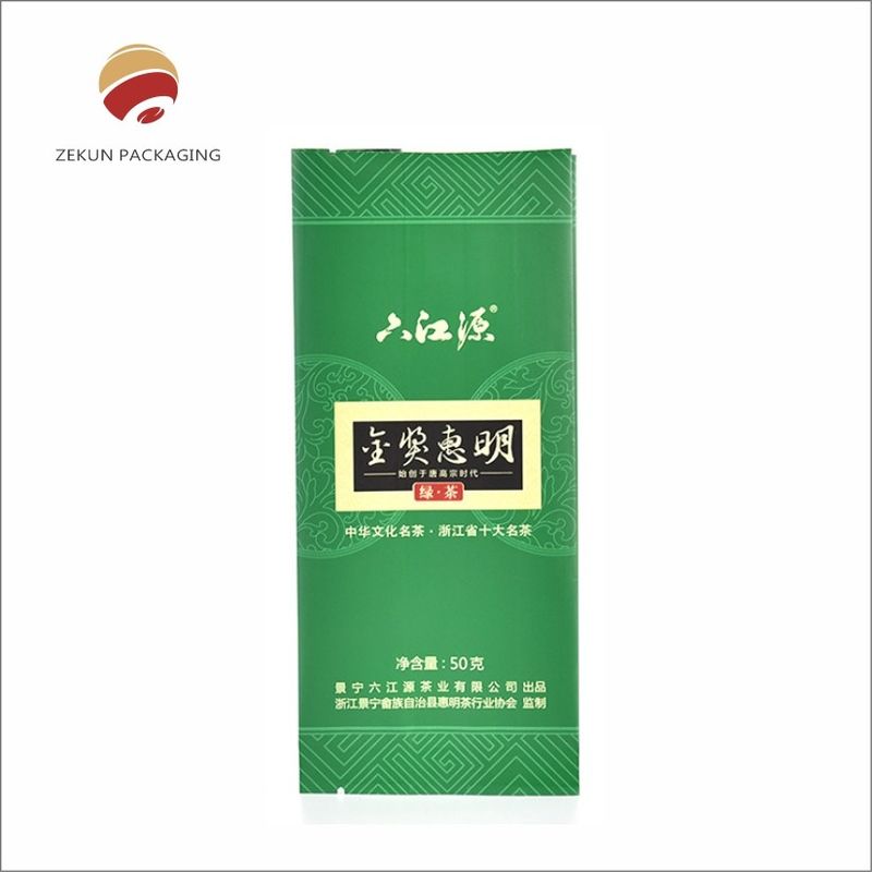Hot Seal Heat Sealed Open Top Pouch Tea Packaging Bag for Aromatic Tea
