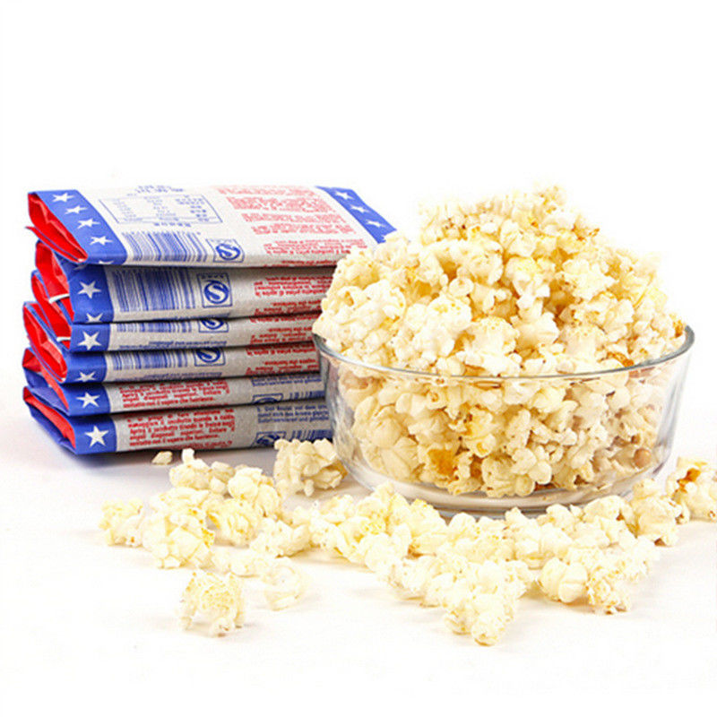 Custom Waterproof And Oil-proof Kraft Paper Bag Microwave Oven Special Popcorn Paper Bag Custom Made