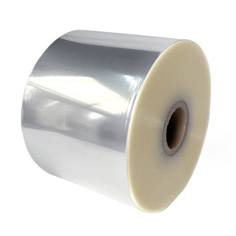 Ultra Thin Heat Seal Transparent BOPP Heat Sealable Film 12 Micron Glossy For Bottle Label Printing