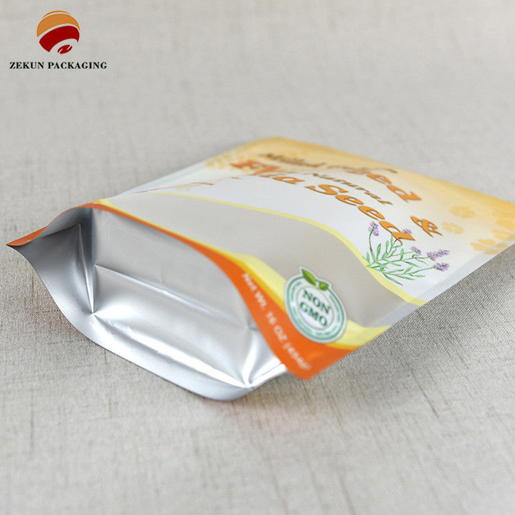 Zipper Lock Food Packaging Bag Made of Craft Paper with Odor Proof Capability